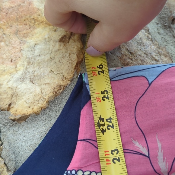 talbots voile hibiscus maxi dress - Picture 11 of 14